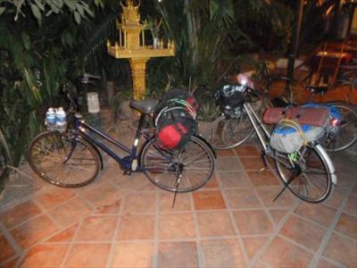 unsere neugekauften secondhand Radel mit 4 - Gangschaltung